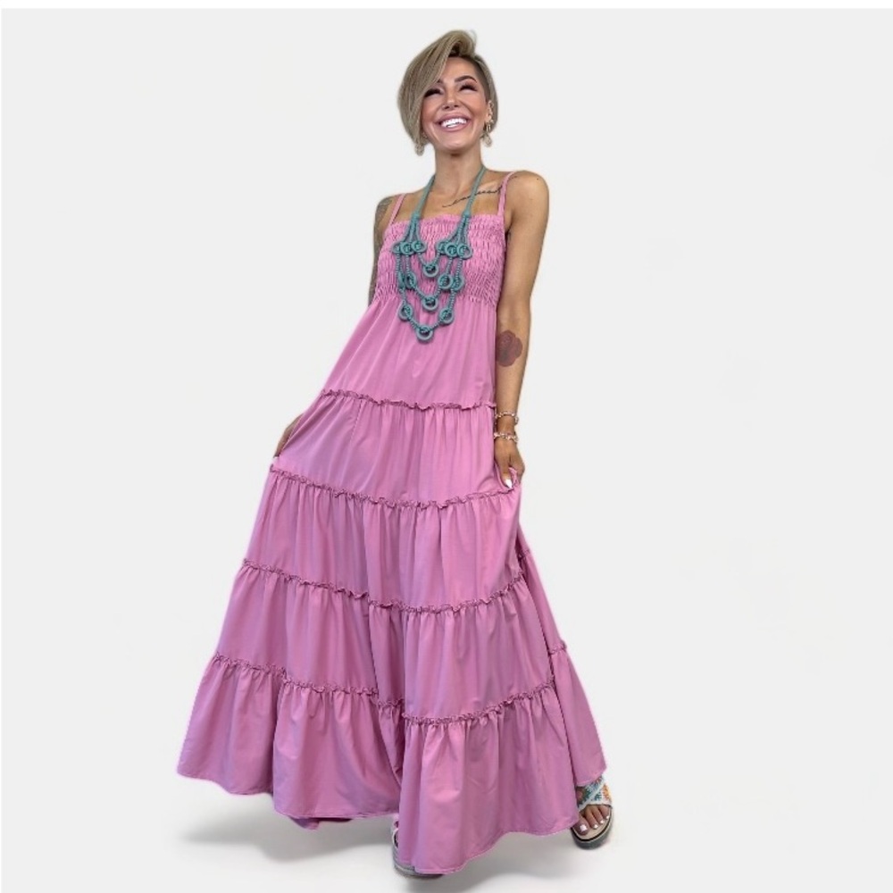 Smocked top ruffled dress, brand new never worn. - Picture 3 of 3